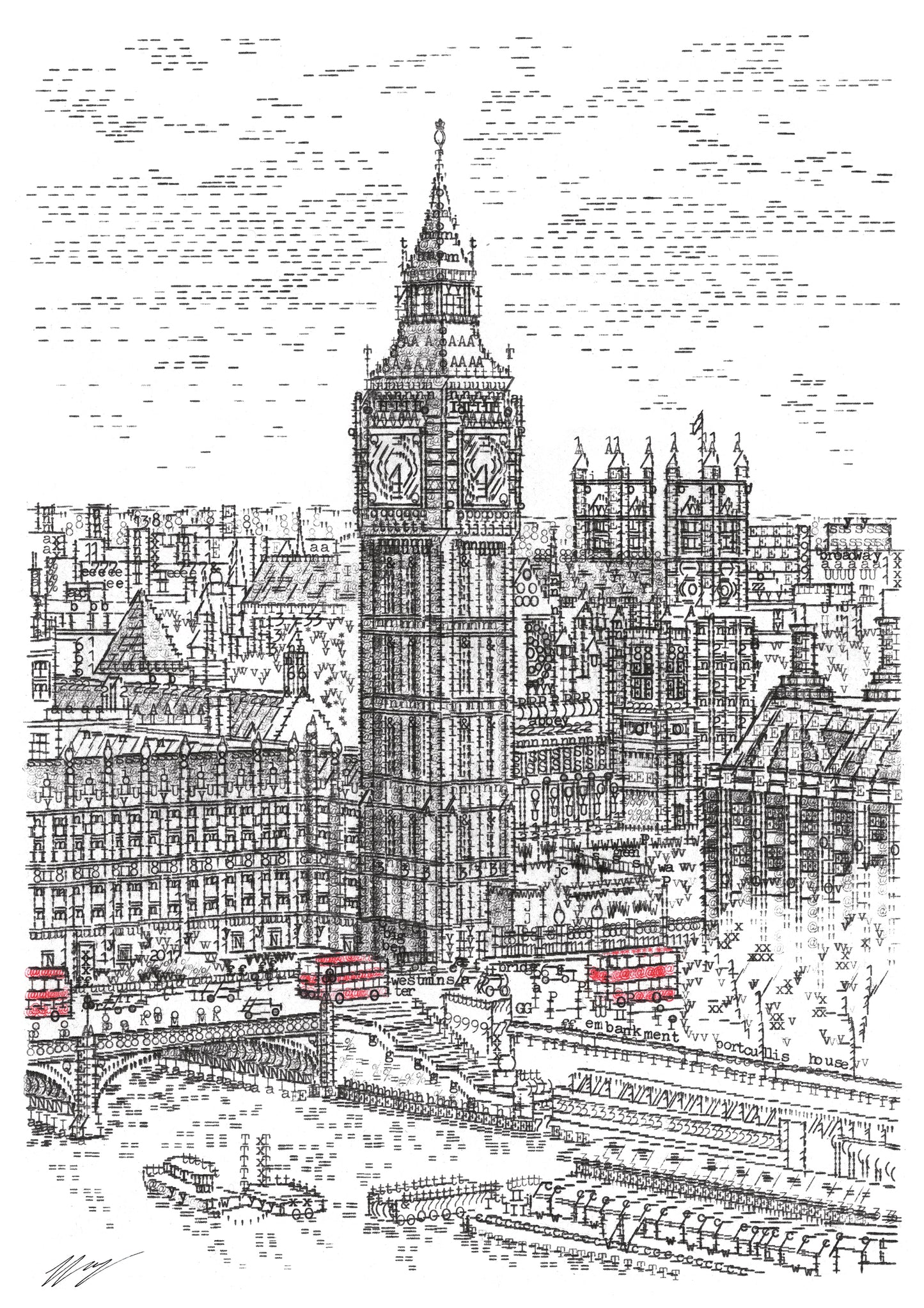 Big Ben, London Eye and Routemasters