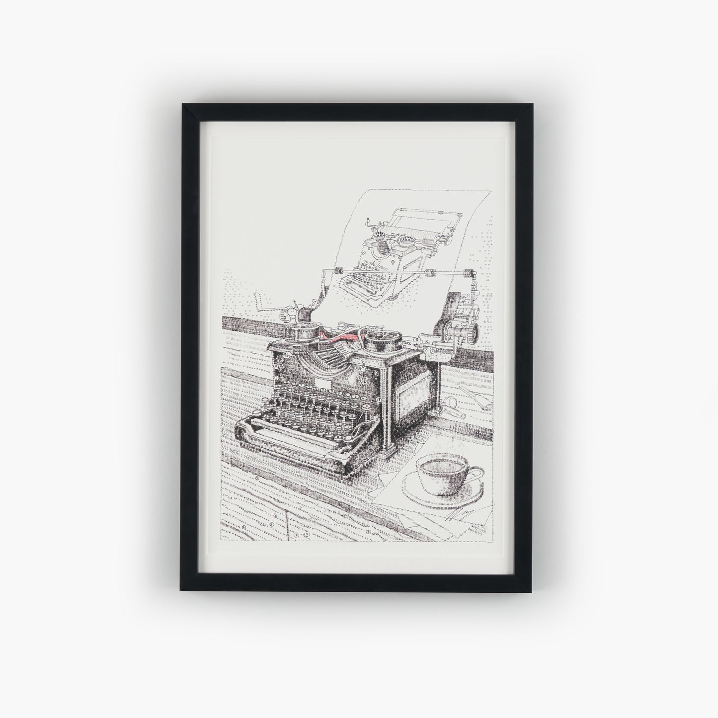 Typewriter Typing A Typewriter