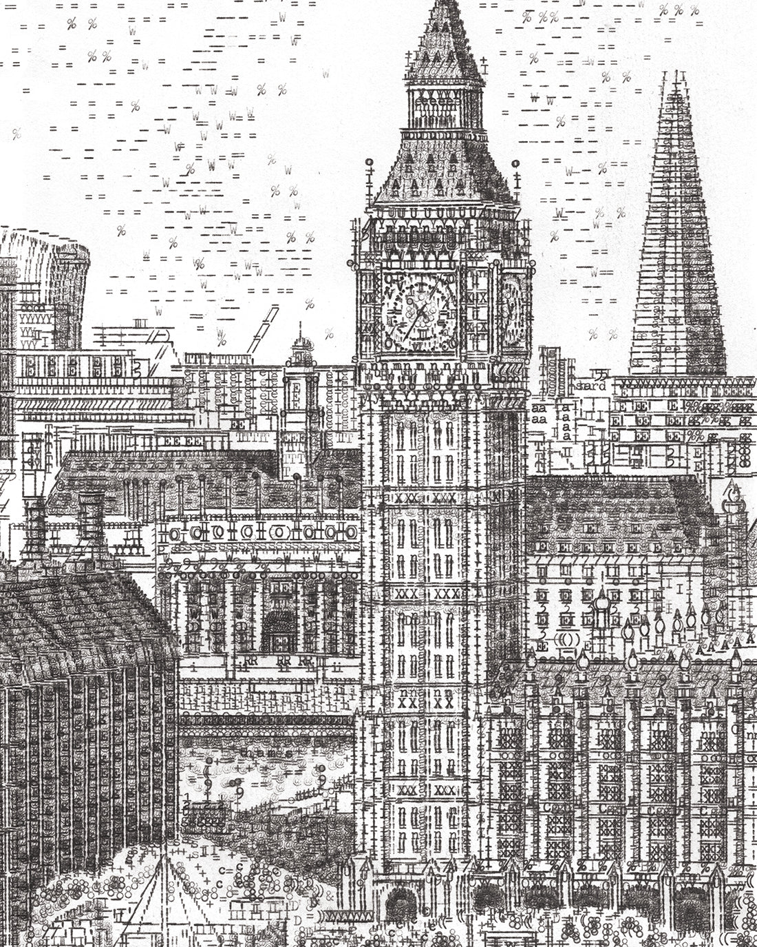 Big Ben and London Eye
