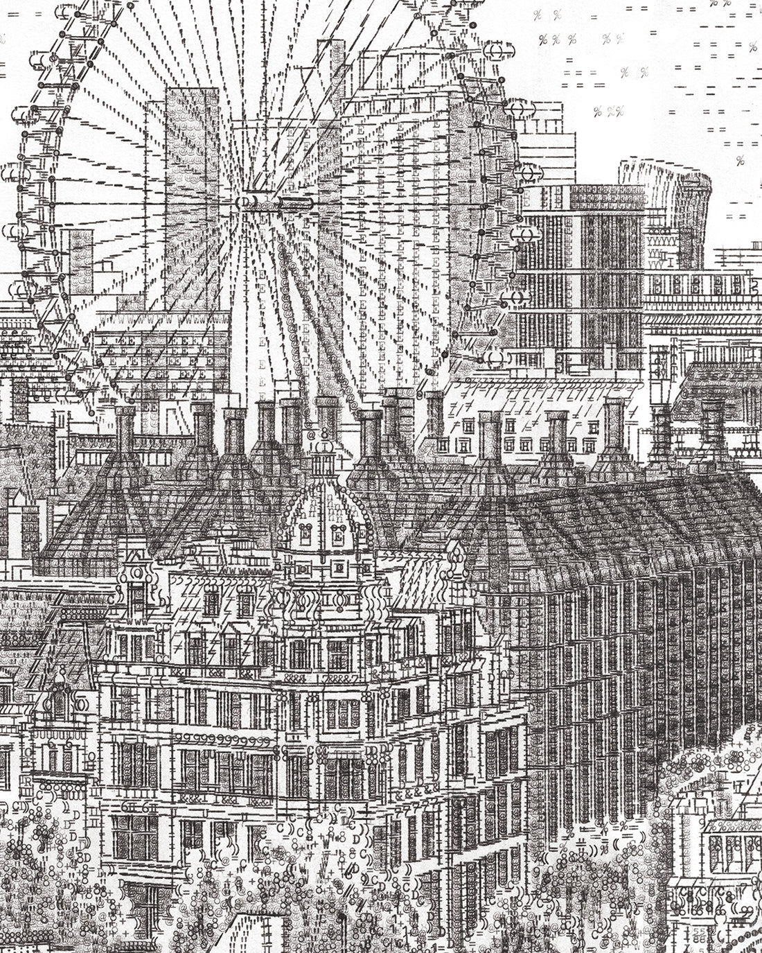 Big Ben and London Eye