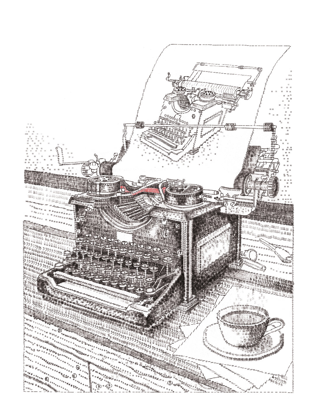 Typewriter Typing A Typewriter