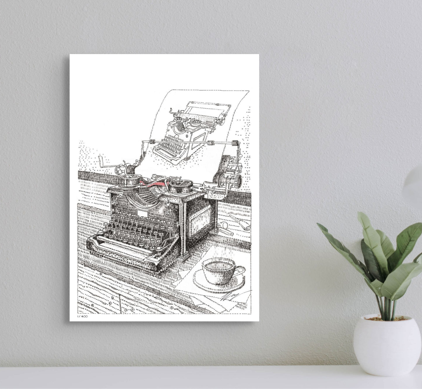 Typewriter Typing A Typewriter