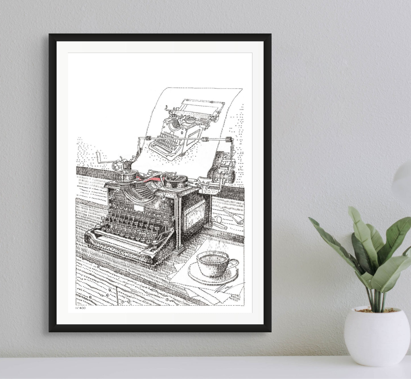 Typewriter Typing A Typewriter