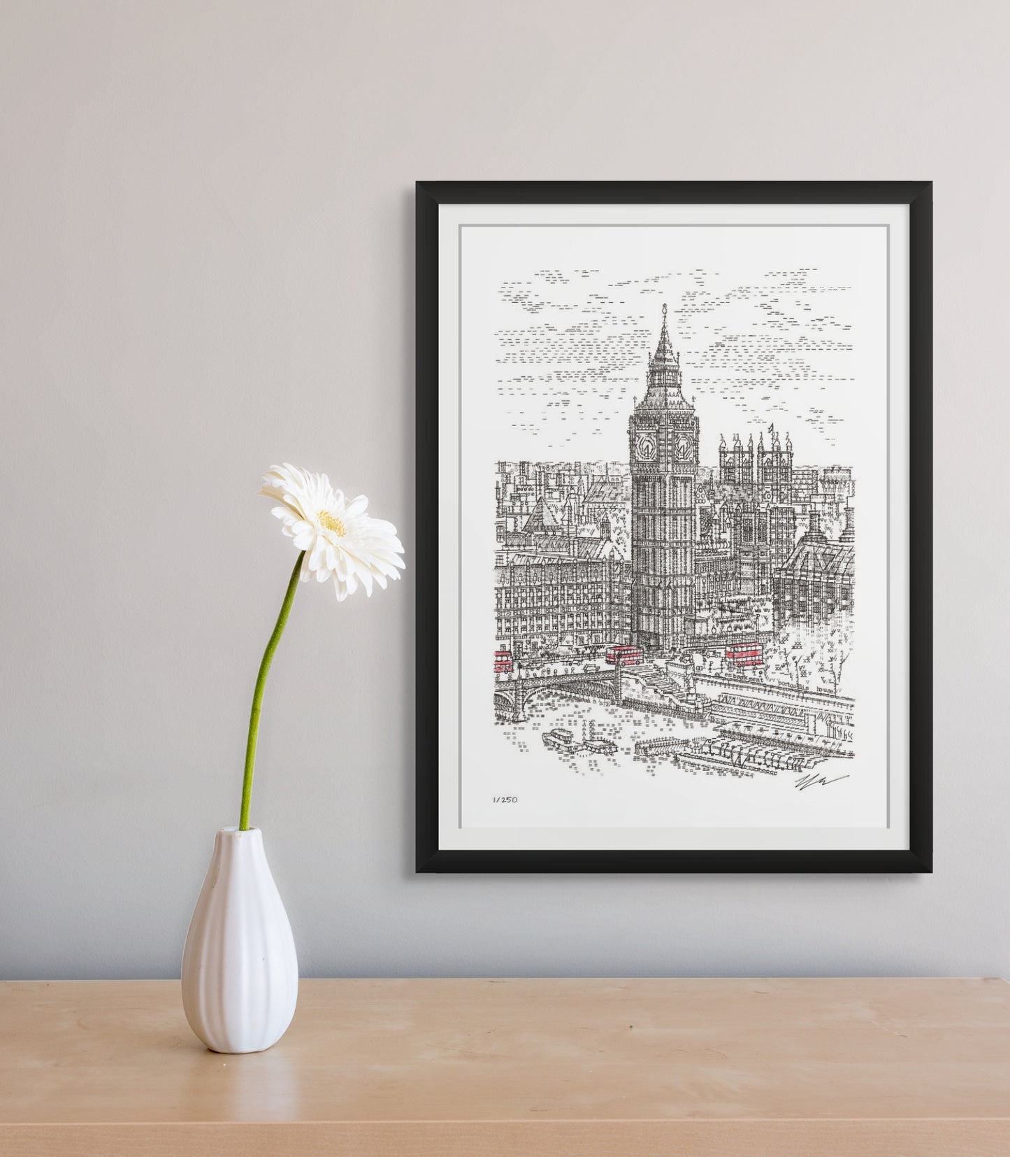 Big Ben, London Eye and Routemasters