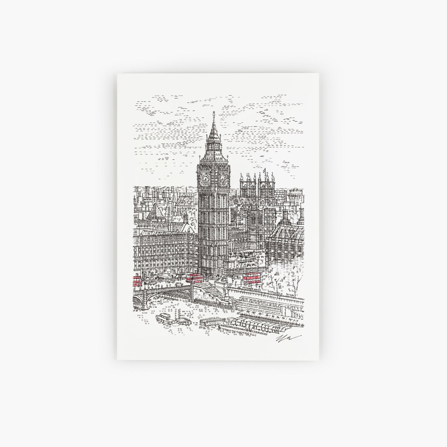 Big Ben, London Eye and Routemasters