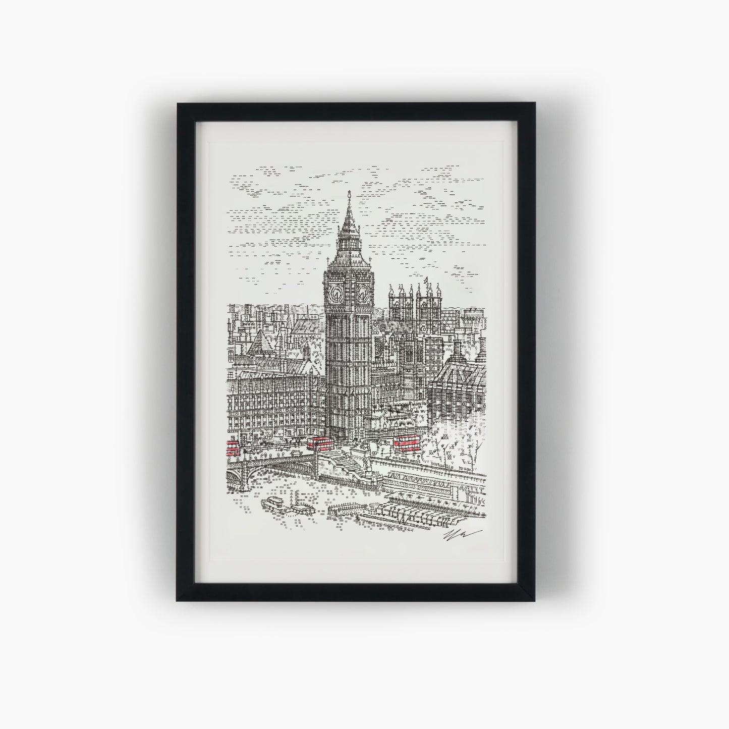 Big Ben, London Eye and Routemasters