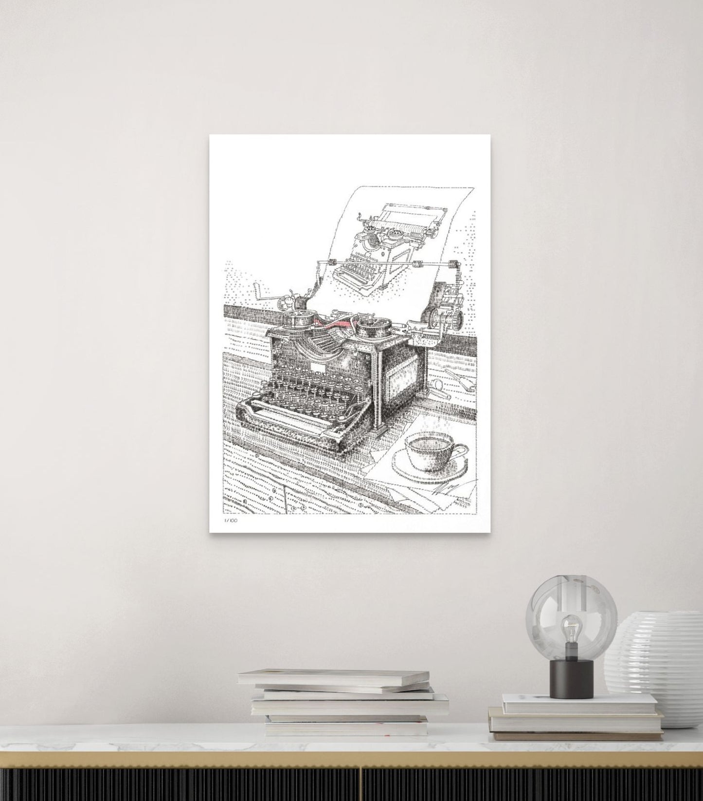 Typewriter Typing A Typewriter