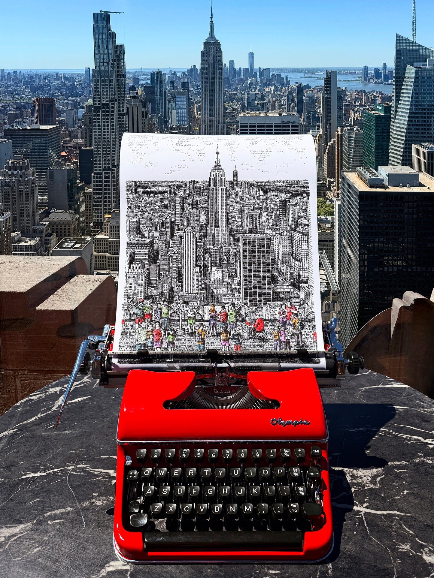 A Moment Above Manhattan