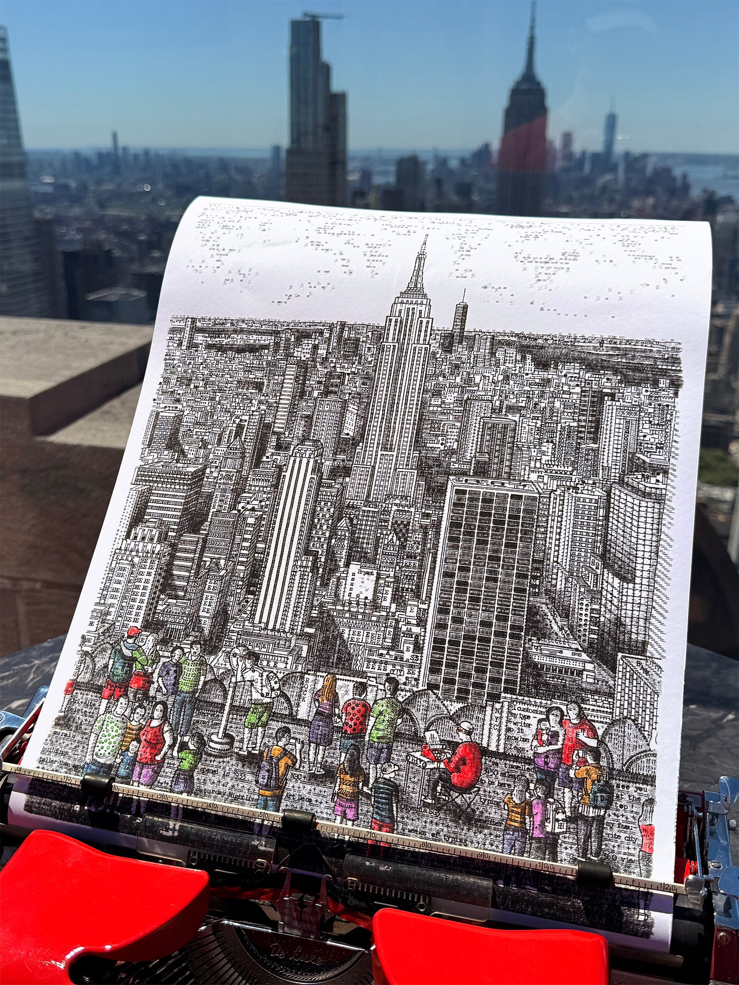A Moment Above Manhattan