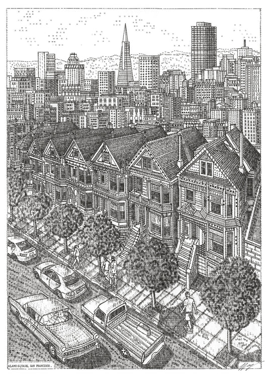 ORIGINAL: ALAMO SQUARE SAN FRANCISCO