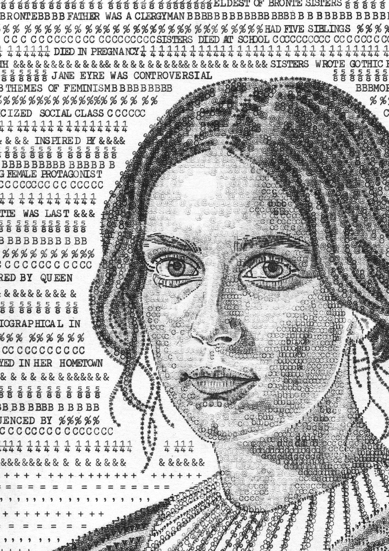 Original Artwork: Author Charlotte Brontë