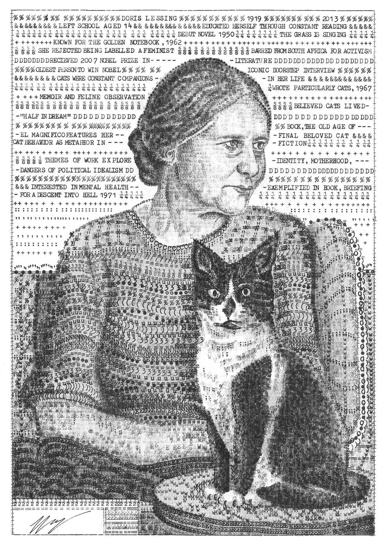 Original Artwork: Author Doris Lessing