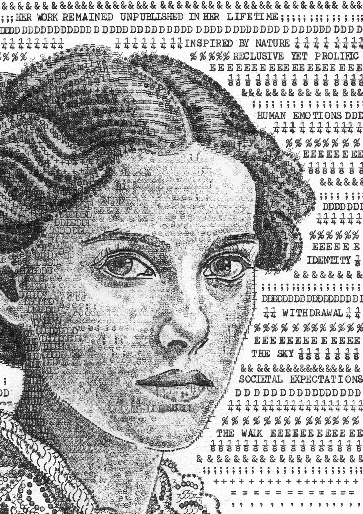 Original Artwork: Author Emily Dickinson