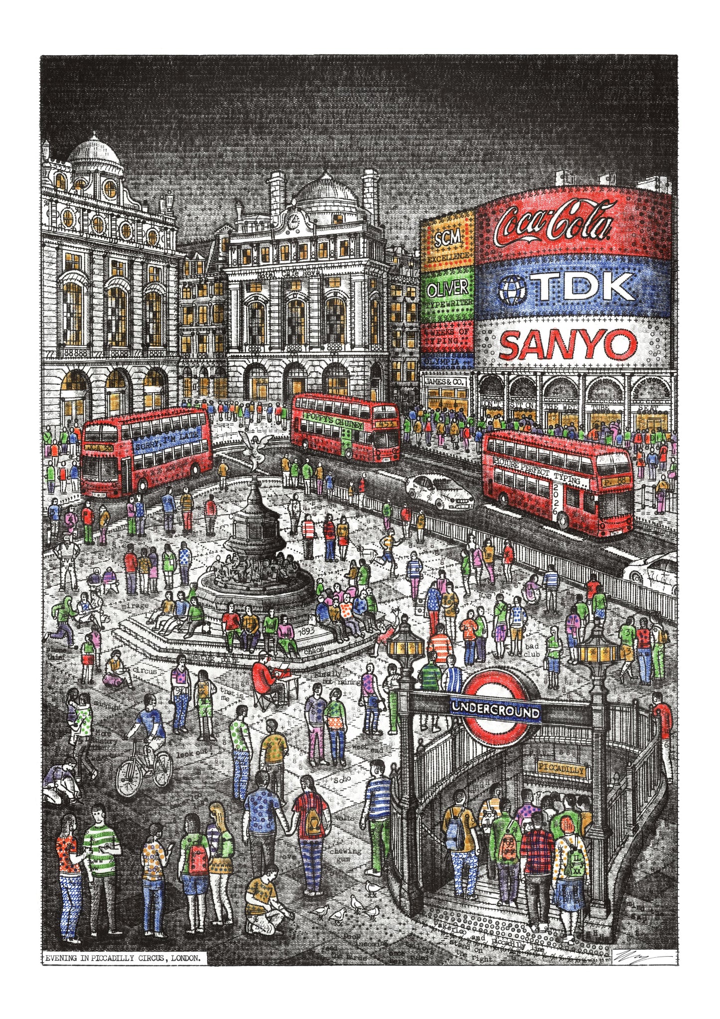 Evening in London - Original