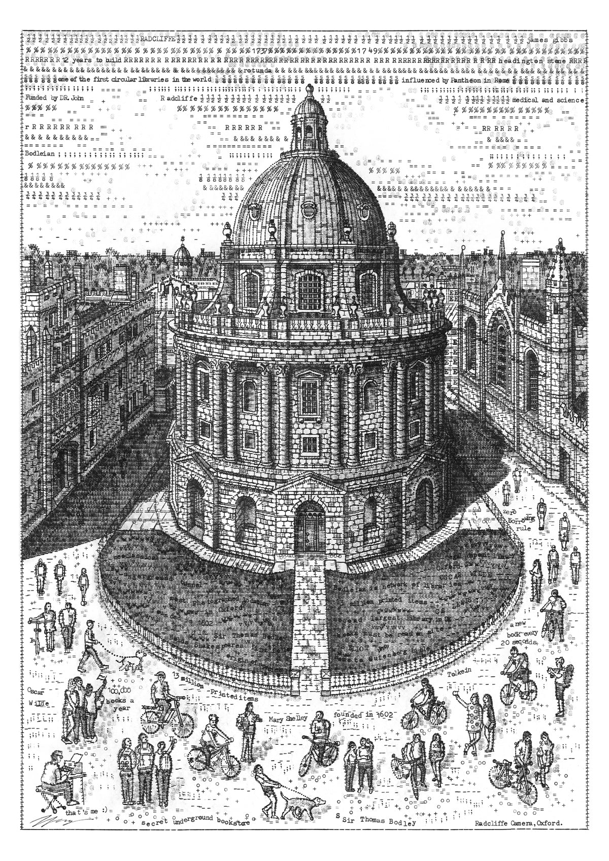 Original Artwork: Radcliff Building Oxford