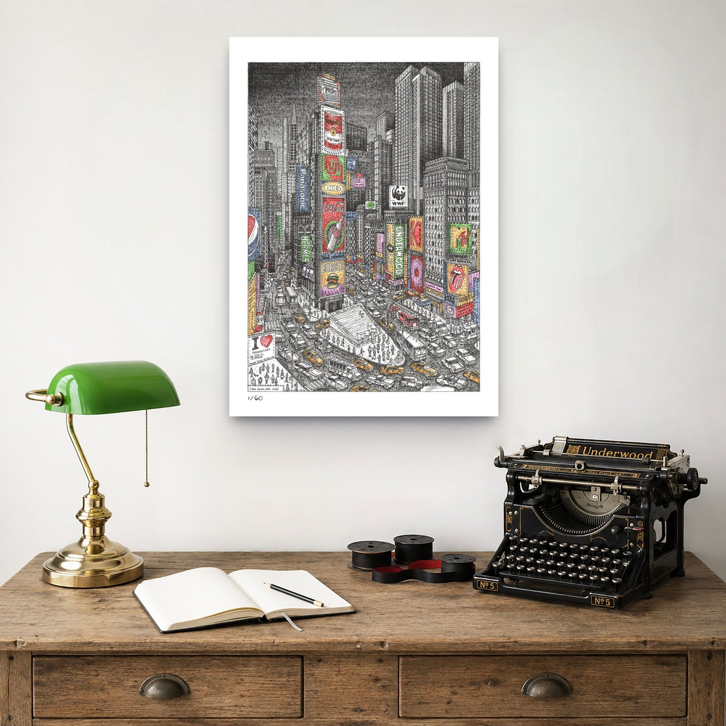 Evening in Times Square, NYC - Original