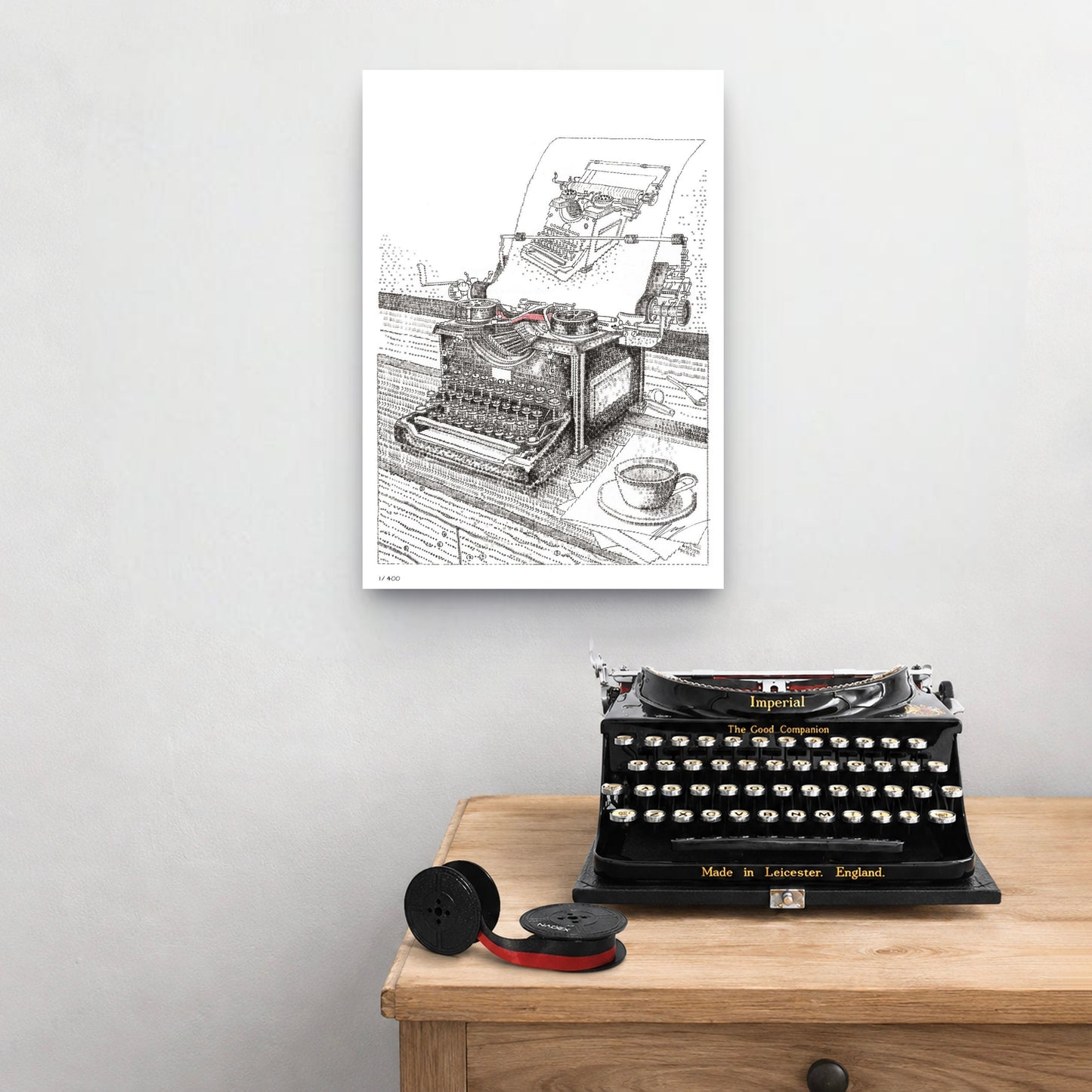 Typewriter Typing A Typewriter