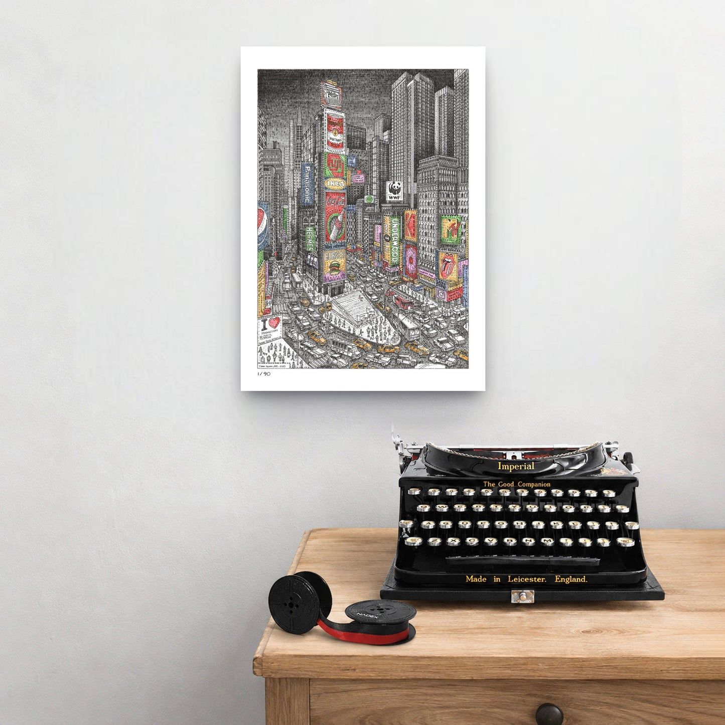 Evening in Times Square, NYC - Original