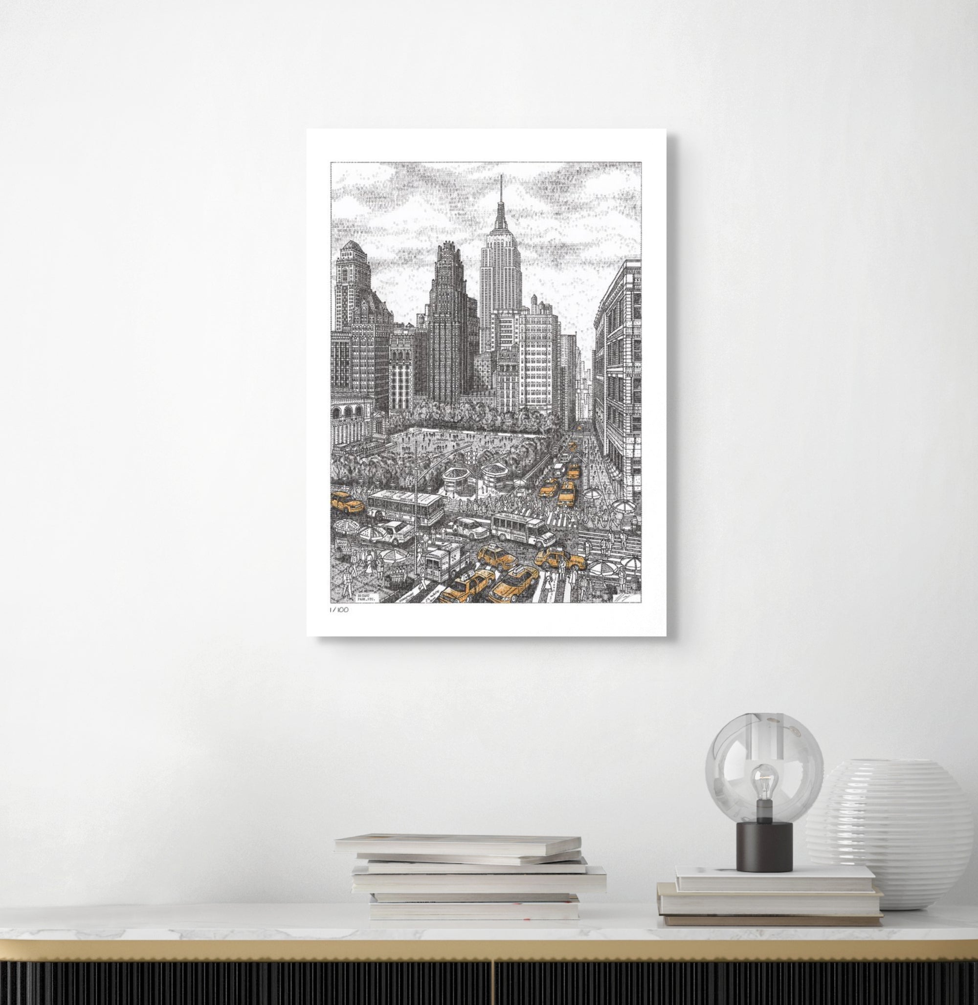 Midtown Manhattan, Bryant Park – James Cook Artwork Shop